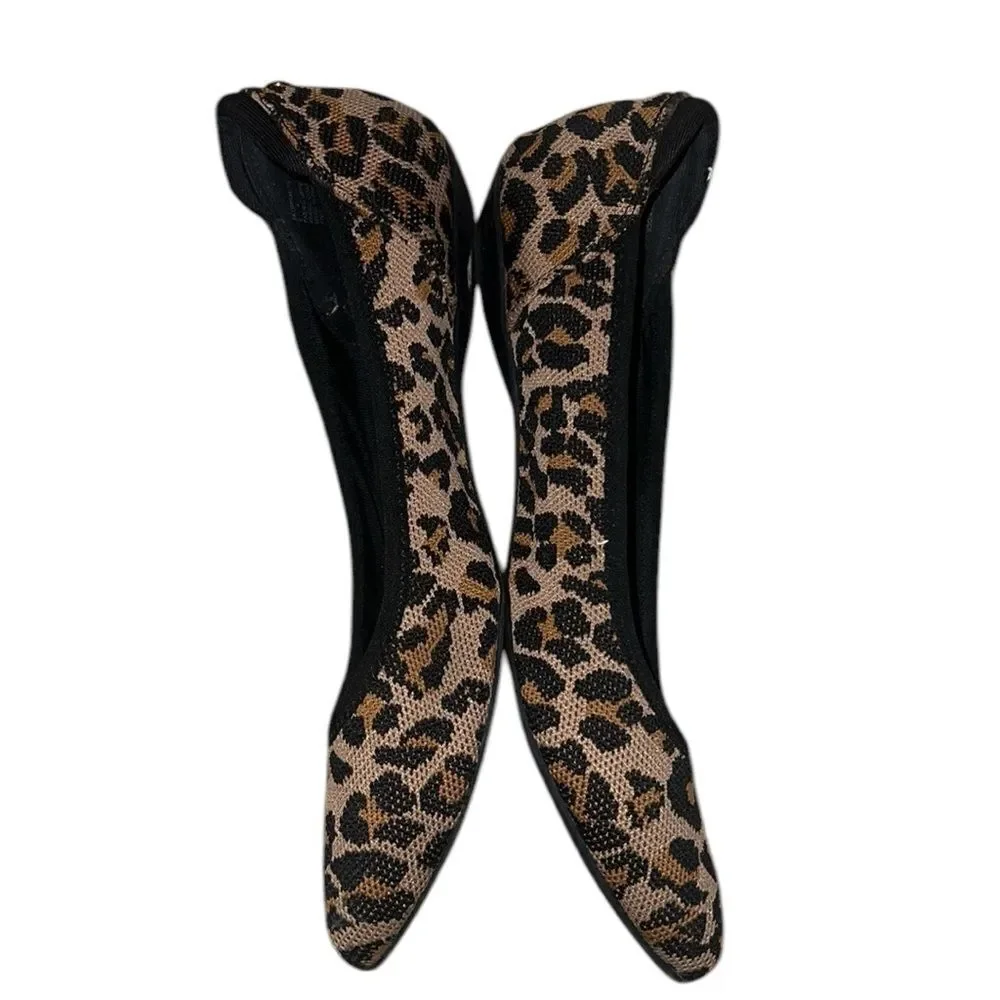 AK Anne Klein Animal Print Flat Shoes Size 9